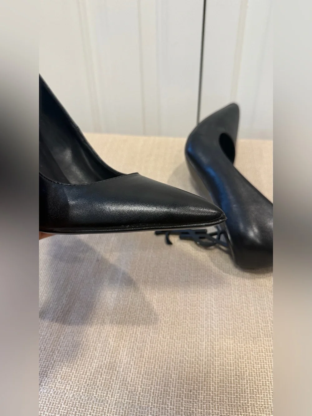 Saint Laurent Opyum Pumps Heels Leather Black Size EU 41 US 10-11 - Picture 9 of 16